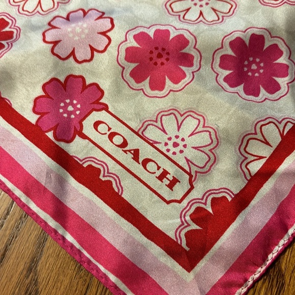 Coach 26” square scarf. Excellent condition. - Picture 2 of 6